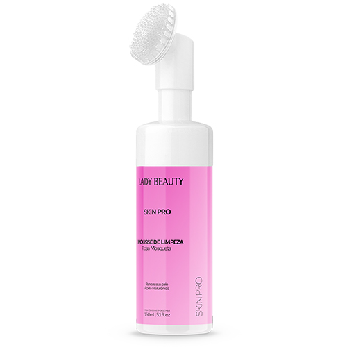 Mousse de Limpeza Rosa Mosqueta Skin Pro 150 ml Lady Beauty