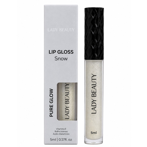 Lip Gloss Snow Pure Glow 5 ml Lady Beauty