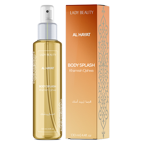 Body Splash Al Hayat Qahwa 130 ml Lady Beauty