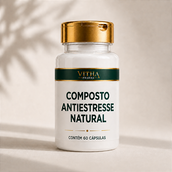Composto Antiestresse Natural - 60 Cápsulas l VITHA PHARMA