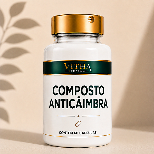 Composto Anti-Câimbras (Exclusiva com Magnésio, Potássio e Nutrientes Essenciais) C/60 Cápsulas