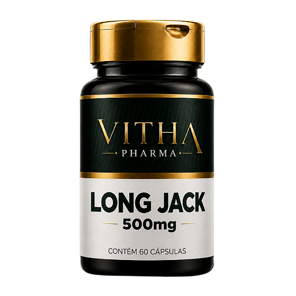 Long Jack 500mg - 60 cápsulas - Aumento de Energia e Vitalidade