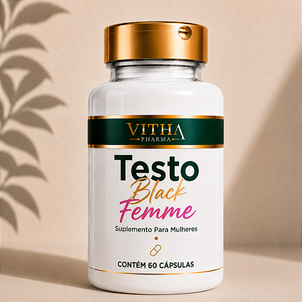 Testo Black Femme (60 Caps) – Libido e Vitalidade Feminina