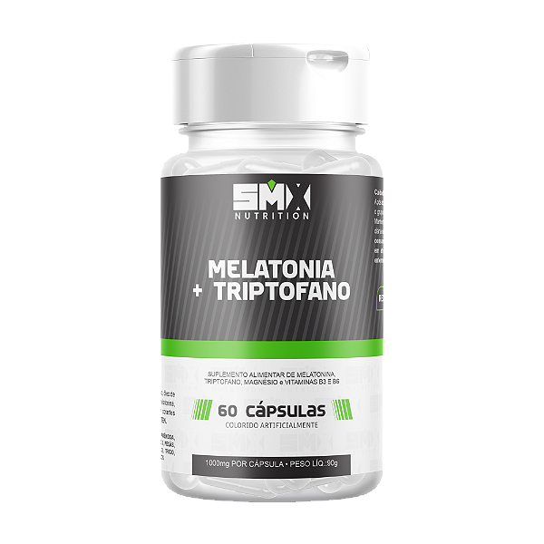 Suplemento de Melatonina e Triptofano - 60 Cápsulas