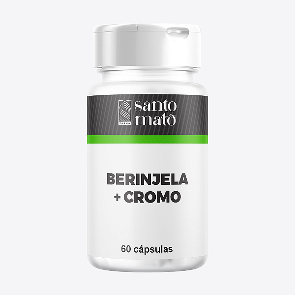 Berinjela + Cromo - 50mg 60 cápsulas