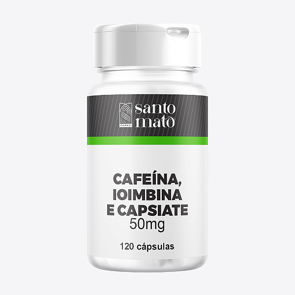 Cafeína Ioimbina e Capsiate - 120 Cápsulas