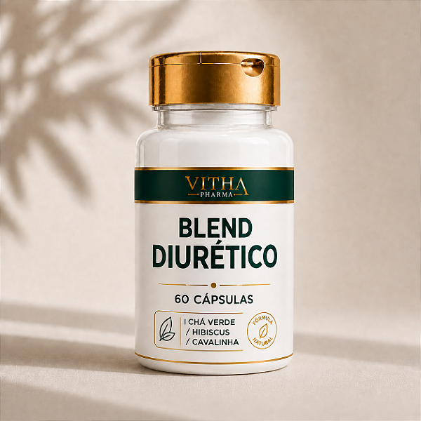 Blend Diurético - 60 Cápsulas - I Chá Verde / Hibiscus / Cavalinha