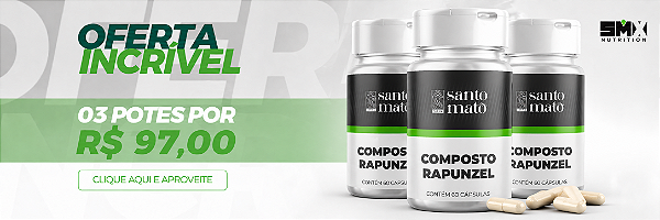 KIT 03 POTES DO COMPOSTO RAPUNZEL
