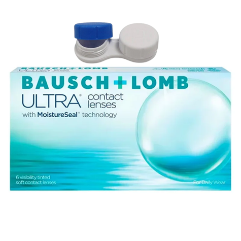 Lentes de contato Ultra da Bausch Lomb + Estojo de brinde