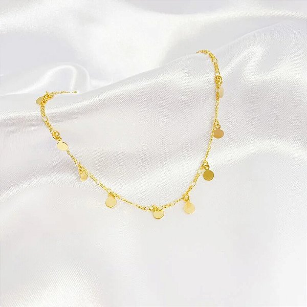 COLAR MEDALHAS EM OURO 18K