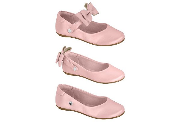 Sapatila Infantil Boneca Molekinha 3 Em 1 Rosa