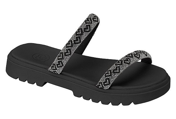 Papete Infantil Molekinha 2 Tiras Strass Calce Facil  Cristal/Preto