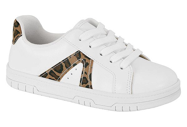 Tenis Casual Infantil Molekinha Confortavel Branco/Bege