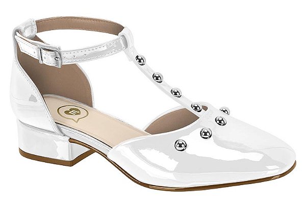 Sapato Infantil Molekinha Calce Fechado Branco