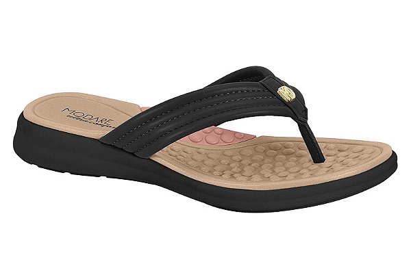 Chinelo Modare Conforto Anatômica Massageador Preto