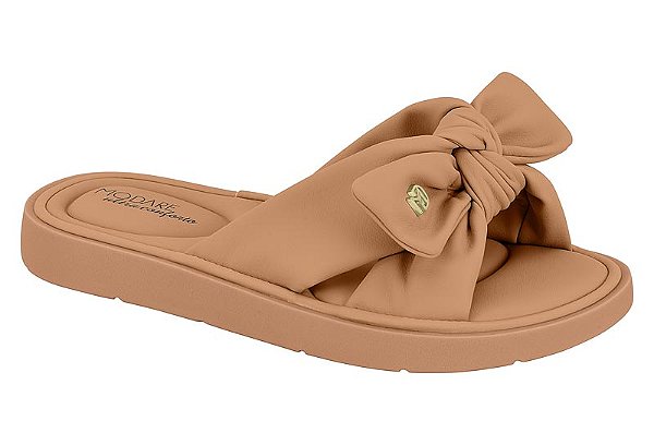 Chinelo Modare Conforto Calce Facil Tira Com Laço Nude