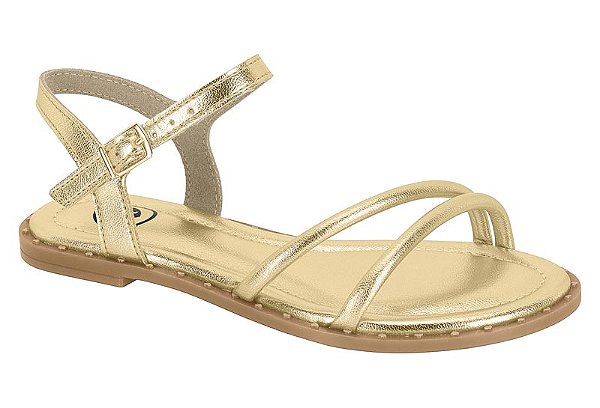 Tamanco Infantil Molekinha Confortavel Dourado