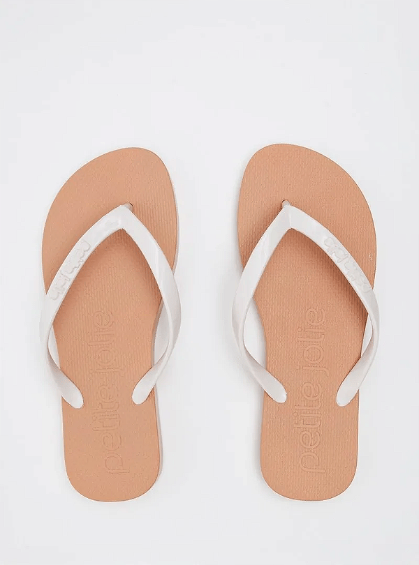 Chinelo Petite Jolie Correia Fina White/Avela