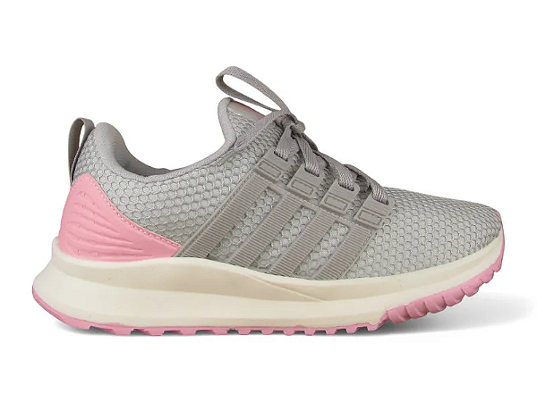 Tenis Meia Spark Com Cadarço Esportivo Cinza/Rosabb