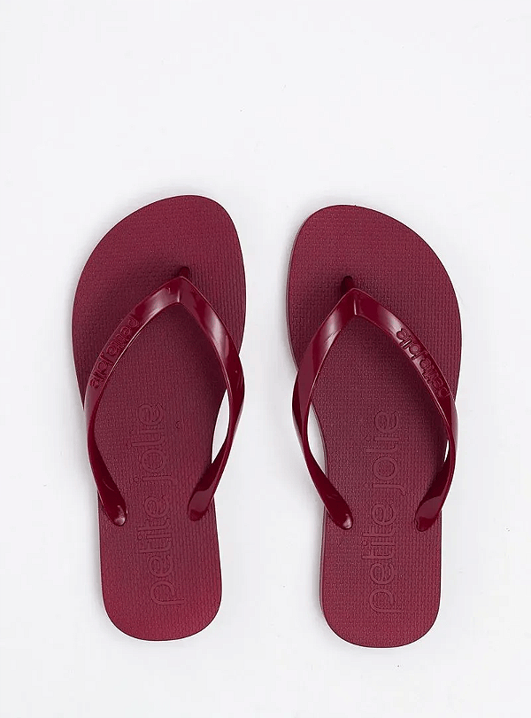 Chinelo Petite Jolie Correia Fina Merlot