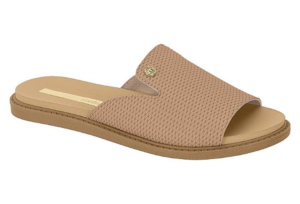 Chinelo Slide Moleca Flat Calce Facil Nude