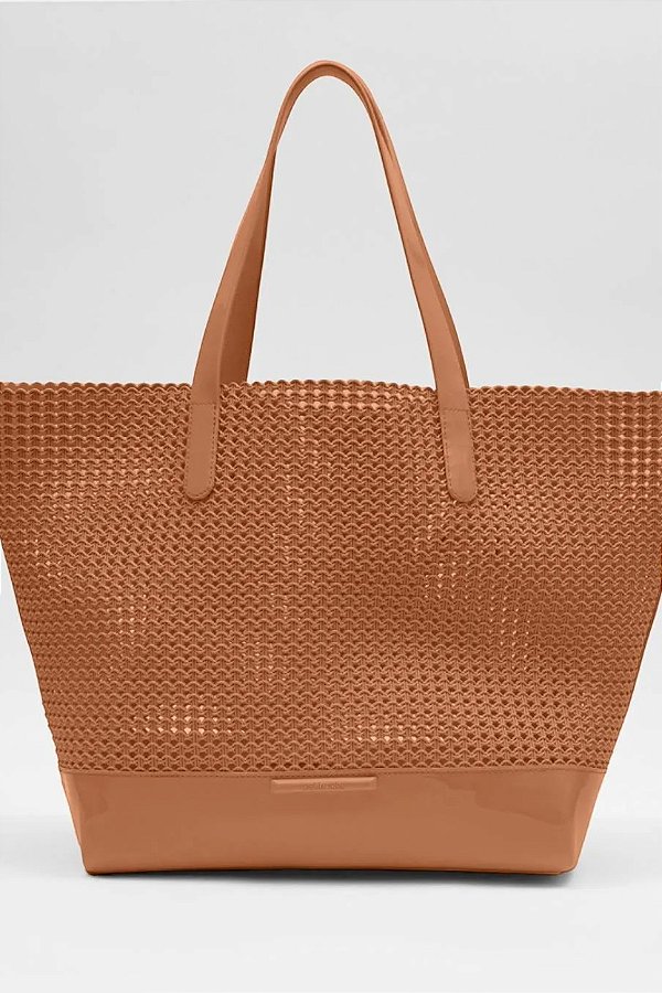 Bolsa Petite Jolie Feminina Bege Com Alças Caramelo, Ideal Para O Dia A Dia  Doce De Leite