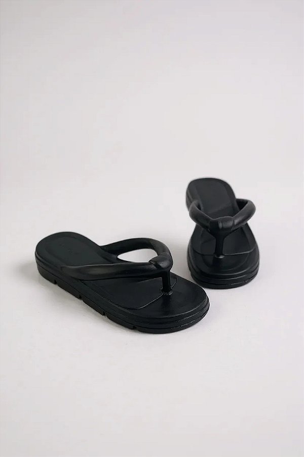 Chinelo Nuvem Usaflex Conforto Amortecimento Para O Dia A Dia Preto