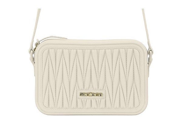 Bolsa Feminina Moleca Transversal Casual Branco Off