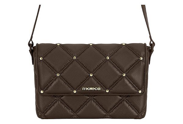 Bolsa Feminina Moleca Trasversal E Alça Ajustável Cafe