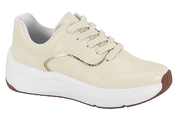 Tênis Beira Rio Casual Feminino Com Solado Plataforma Branco Off