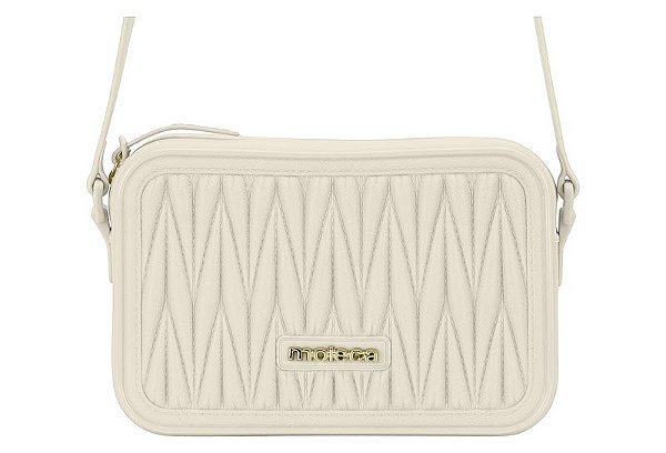 Bolsa Moleca Feminina Tiracolo E Modera Branco Off