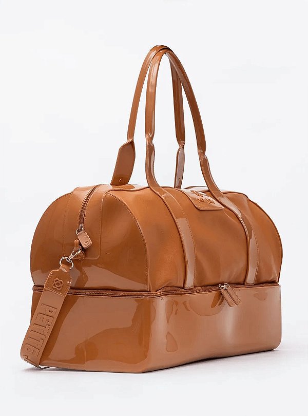 Bolsa Petite Jolie Grande Viagem Com Alça Doce de Leite