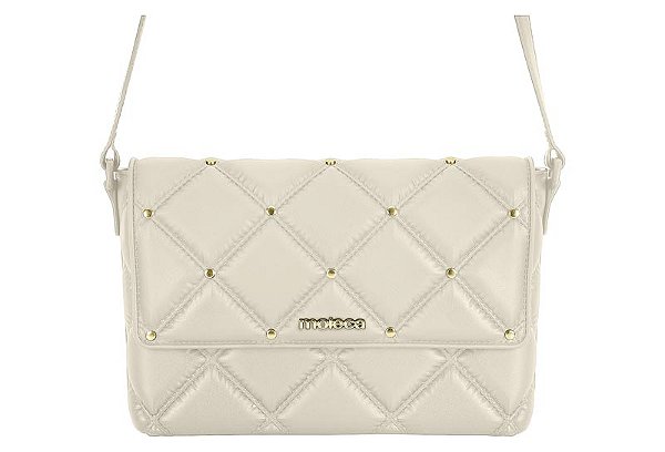 Bolsa Feminina Moleca Trasversal E Alça Ajustável Branco Off