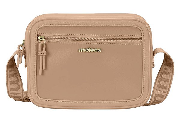 Bolsa Moleca Alça Ajustável Com Bolso Frontal Nude