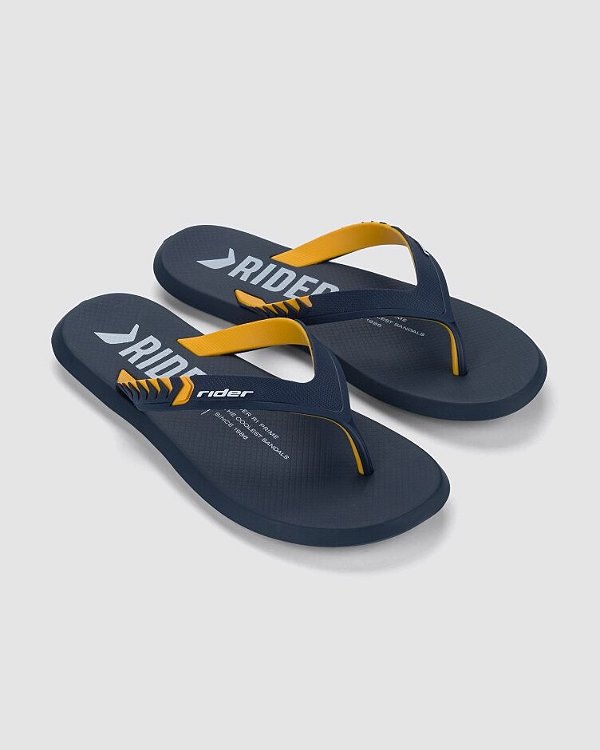 Chinelo De Dedo R1 Prime Rider Azul/Branco #1