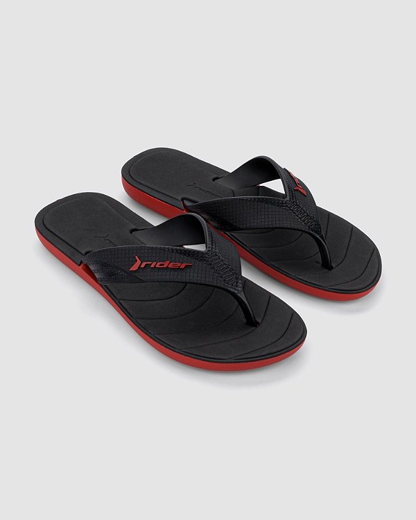 Chinelo Masculino Rider Conforto Vermelho #1