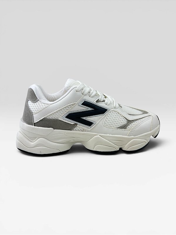 Tênis Energy Nb Lifestyle Blogueira  Branco/ Gelo
