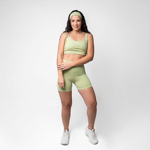 SHORT POWER FLEX LISO MENTA