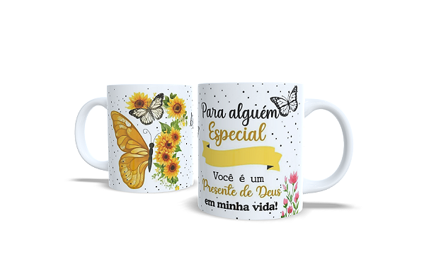 Caneca Borboleta