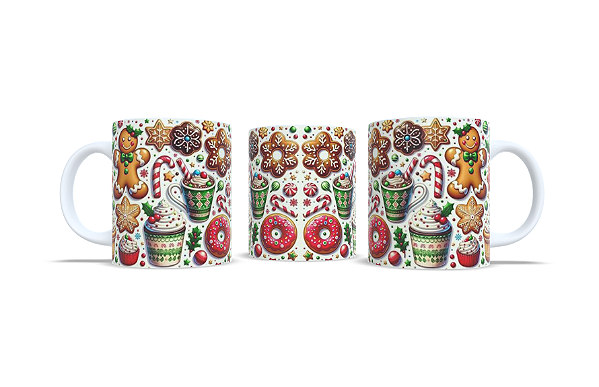 Caneca Branca - Especial de natal