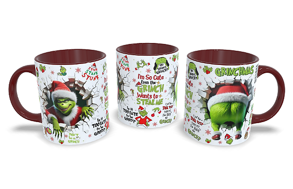 Caneca Especial de natal O Grinch
