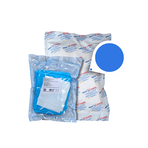 KIT PROC 3 AZUL - ESTERILIZADO A ETO - BEST FABRIL