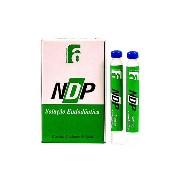 SOLUÇÃO ENDODÔNTICA NDP  5 TUBETES – FORMULA E ACAO