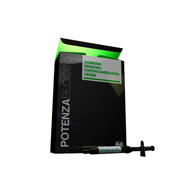 Barreira Gengival Potenza Blocco Verde com 1 Seringa - PHS