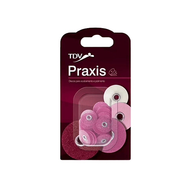 Discos de Lixa Praxis 1/2 Granulacao Media com 30 un - TDV