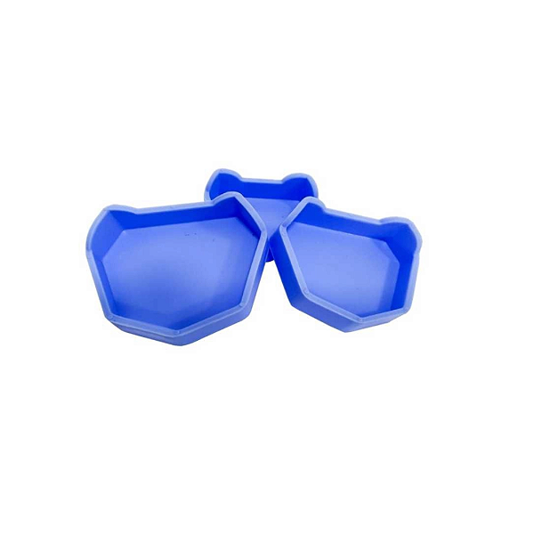 Kit Forma de Silicone Zocalador - Preven Cor: Azul