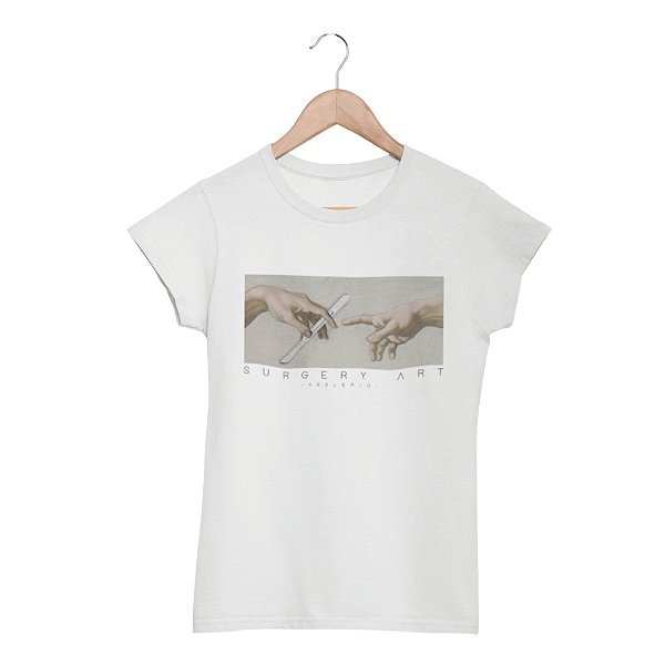 Camiseta Surgery Art Branca FEMININA Tamanho:P