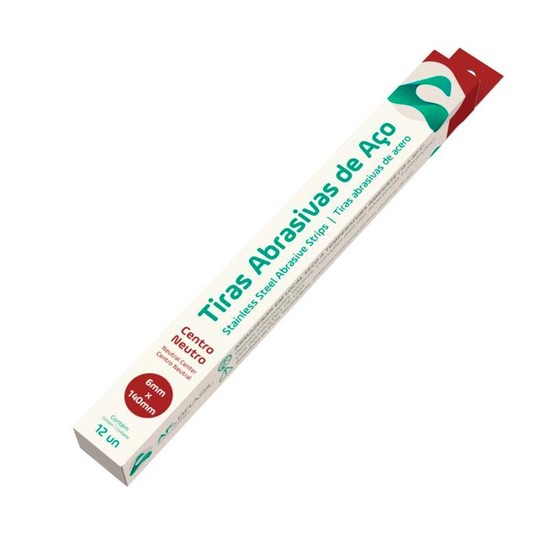 TIRAS ABRASIVAS DE ACO INOX 6 MM CENTRO NEUTRO PCT