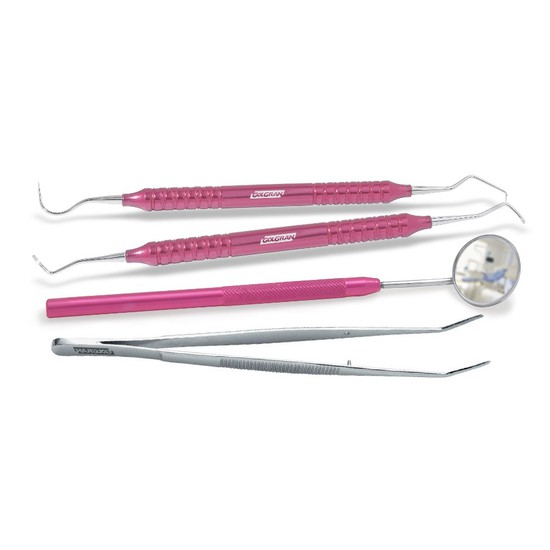 KIT CLINICO C/ 4 PCS ROSA GOLGRAN