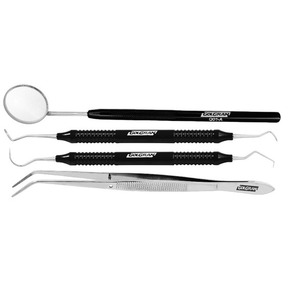 KIT CLINICO C/ 4 PCS BLACK GOLGRAN